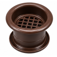 AirRoxy Решітка дверна втулка 6 шт (brown)